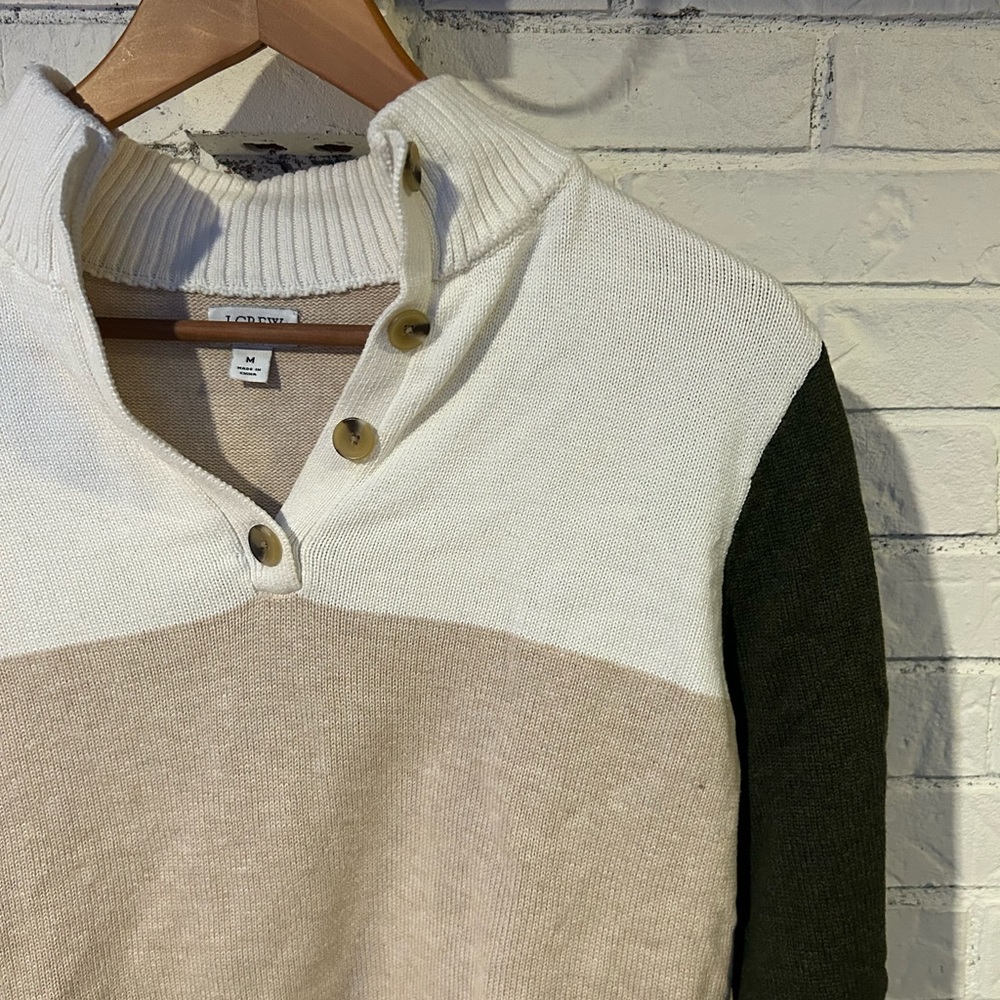 Jcrew sweater with buttons